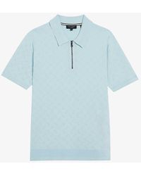 Ted Baker - Palton Regular-fit Stretch-knit Polo Shirt - Lyst