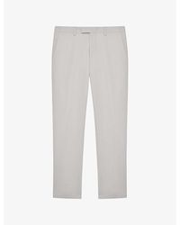 Reiss - Eastbury Slim-Fit Mid-Rise Stretch-Cotton Chinos - Lyst