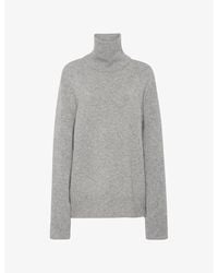 The Row - Kensington Turtleneck Cashmere Top - Lyst