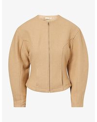 Belle Anna - Summit Slip-Pocket Wool Jacket - Lyst