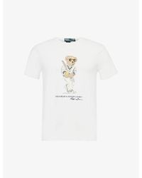 Polo Ralph Lauren - X Wimbledon Brand-print Relaxed-fit Cotton-jersey T-shirt - Lyst