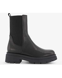 Dune - Palmero Chunky-sole Leather Chelsea Boots - Lyst
