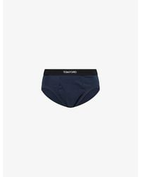 Tom Ford - Classic Cotton-Jersey Briefs - Lyst