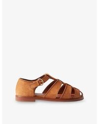 Claudie Pierlot - Fisherman Flat Leather Sandals - Lyst