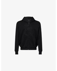 FIFA 1904 - Embroidered-Logo Kangaroo-Pocket Cotton Hoodie - Lyst