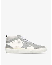 Golden Goose - Mid Star 60467 Logo-print Leather Mid-top Trainers - Lyst