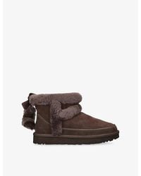 UGG - Classic Mini Heritage Suede Boots - Lyst