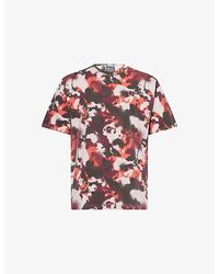 A Bathing Ape - Map Camo One Point Short-Sleeve Cotton-Jersey T-Shirt - Lyst