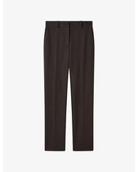 JOSEPH - Coleman Slim-Fit Straight-Leg Stretch-Gabardine Trousers - Lyst