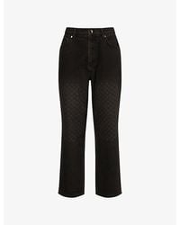 Daily Paper - Amba Monogram Straight-Leg Denim Jeans - Lyst