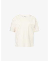 Weekend by Maxmara - Round-Neck Relaxed-Fit Cotton T-Shirt - Lyst