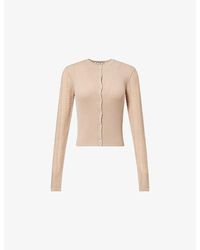 Acne Studios - Kredas Rib-Knit Wool-Blend Cardigan - Lyst