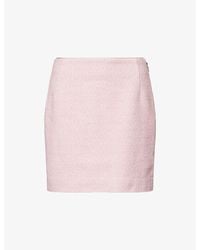 ROTATE BIRGER CHRISTENSEN - Ro Boucle Mini Skirt - Lyst