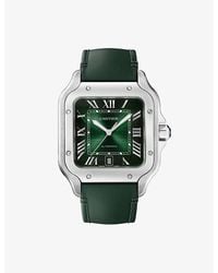 Cartier - Crwssa0095 Santos De Large Steel Automatic Watch - Lyst