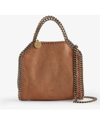 Stella McCartney - Falabella Tiny Faux-leather Tote Bag - Lyst