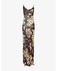 Rat & Boa - Catarina Floral-Print Georgette Maxi Dress - Lyst
