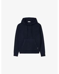Sandro - Logo-Patch Stretch-Woven Hoody - Lyst