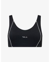 WE Are Tala - Skinluxe Contrast Piping Sports Bra - Lyst