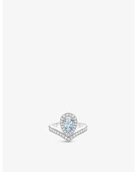 Chaumet - Joséphine Aigrette 18Ct- Aquamarine And Diamond Ring - Lyst
