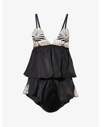 Bluebella - Katerine Luxury Satin Cami And Short Set - Lyst