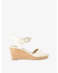 Carvela Kurt Geiger - Sadie Suede Wedge Sandals - Lyst