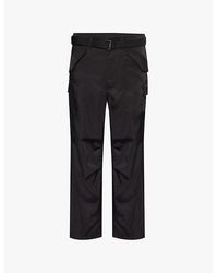 Sacai - X Spiewak Buttoned-Pockets Straight-Leg Relaxed-Fit Woven-Blend Trousers - Lyst