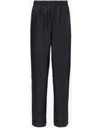 CDLP - Relaxed-fit Straight-leg Mid-rise Woven Pyjama Bottoms - Lyst