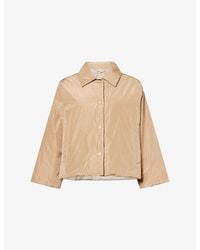 Weekend by Maxmara - Cropped Quilted Soft-Shell Jacket - Lyst