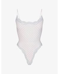 Skims - Fits Everybody Lace Cami Bodysuit - Lyst