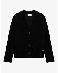 Zadig & Voltaire - Mirkaz V-Neck Cashmere Cardigan - Lyst