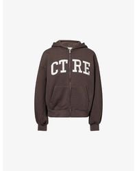 The Couture Club - Ctre Applique Cotton-Blend Hoody - Lyst