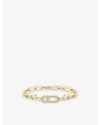 Messika - Move Link 18Ct And 1.03Ct Diamond Bracelet - Lyst