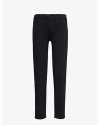 Rag & Bone - Cate Tapered-Leg Mid-Rise Stretch-Woven Jeans - Lyst