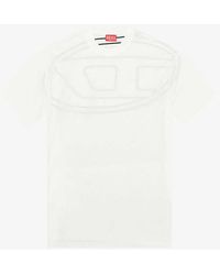 DIESEL - t-boggy Logo-print Short-sleeve Cotton T-shirt X - Lyst