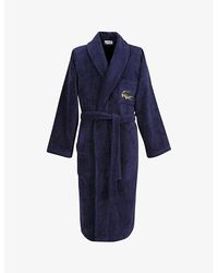 Lacoste - Marine Organic Cotton Bath Robe - Lyst