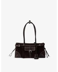Prada - Bonnie Medium Corduroy And Leather Shoulder Bag - Lyst