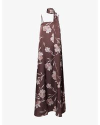 Pretty Lavish - Elowen Scarf A-Line Maxi Dress - Lyst