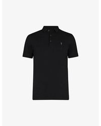 AllSaints - Reform Cotton-piqué Polo Shirt - Lyst