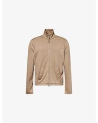 dunhill - High-Neck Regular-Fit Wool And Cashmere Track Jacket - Lyst