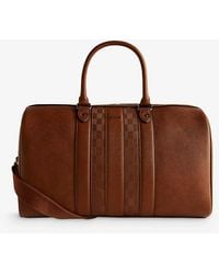 Ted Baker - House Detachable-strap Faux-leather Holdall - Lyst