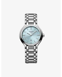 Longines - Primaluna Stainless-Steel And 0.057Ct Diamond Quartz Watch 30Mm - Lyst