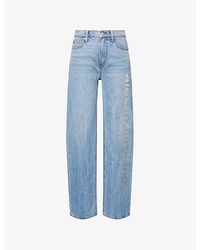 Alexander Wang - Ez Mid-Rise Denim Jeans - Lyst