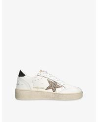 Golden Goose - Ball Star 10471 Leather Low-Top Trainers - Lyst