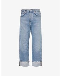 Agolde - Fran Straight-leg Low-rise Recycled-cotton Denim Jean - Lyst