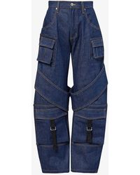EB DENIM - Frederic Cargo-pocket Straight-leg Jeans - Lyst