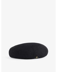 Vivienne Westwood - Brand-Embroidered Wool Beret - Lyst