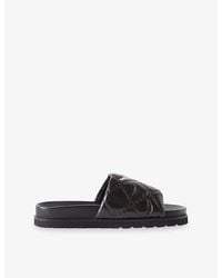 Zadig & Voltaire - Teddy Patent-Leather Slides - Lyst