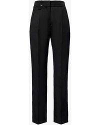 Jacquemus - Le Pantalon Tibau Straight-leg High-rise Wool Trousers - Lyst