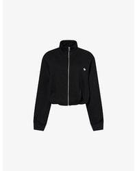 The Couture Club - Funnel-Neck Balloon-Hem Cotton Jacket - Lyst