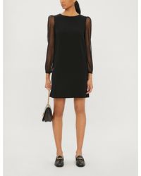 Claudie Pierlot Reverence Woven Mini Dress - Black